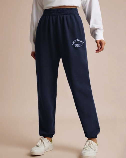 Женские штаны с вышивкой и внутренними шнурками  DW40 DW40 от онлайн-магазина Abercrombie.ru