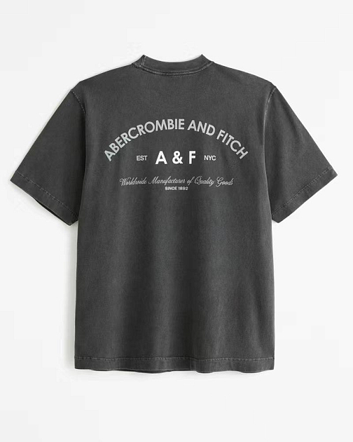 Футболка с эффектом винтажной стирки F323 F323 от онлайн-магазина Abercrombie.ru