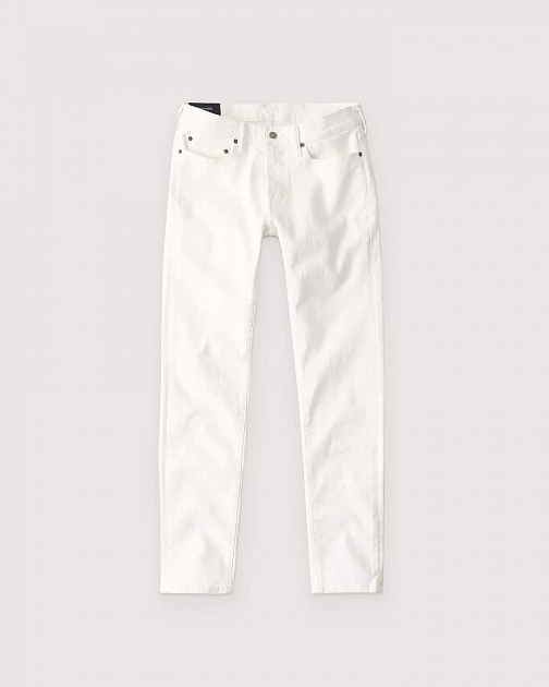 Белые джинсы Athletic Skinny Stretch DS05 DS05 от онлайн-магазина Abercrombie.ru