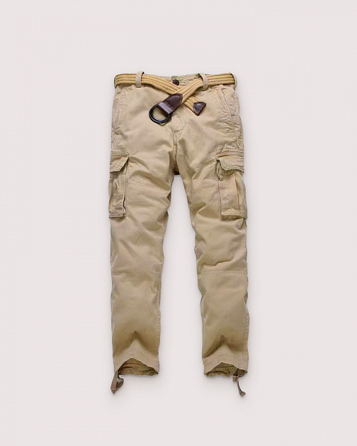 Мужские штаны карго песочного цвета DG05 DG05 от онлайн-магазина Abercrombie.ru
